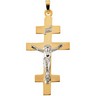 Two Tone St. Andrew Cross 35 x 19mm Ref 816976
