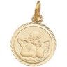 Round Angel Medal Pendant Ref 160273