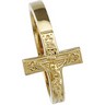 Crucifix Chastity Ring for Ladies 12mm Ref 960441