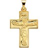 Crucifix Pendant Height: 23.5mm; Width: 18.0mm Ref 621769