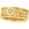 8.5mm Floral Design Band Ref 990303