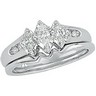 Marquise Engagement Ring with Matching Band .5 CTW Ref 998173