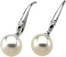 Paspaley South Sea Pearl and Diamond Earrings 11.5mm .25 CTW Ref 549977
