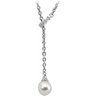 South Sea Cultured Pearl and Diamond Necklace 15mm Fine Baroque Ref 824380