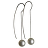 South Sea Cultured Pearl Earrings 12mm Fine Round Ref 703073