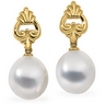 South Sea Cultured Pearl Earrings 12mm Fine Drop Ref 522463