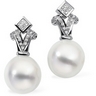 South Sea Pearl and Diamond Earrings 12mm Fine .5 CTW Ref 977832