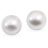 South Sea Cultured Pearl Earrings with Omega Backs 10mm Fine Round Ref 272348