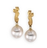 South Sea Pearl and Diamond Earrings 12mm .03 CTW Ref 681851