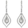 1 CTW Diamond Earrings Ref 241475