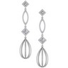 3.5 CTW Diamond Chandelier Earrings Ref 791574