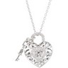 .17 CTW Diamond Heart 18 inch Necklace Ref 629730