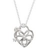 .05 CTW Diamond Heart 18 inch Necklace Ref 721249