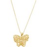 Wire Butterfly Necklace Ref 799390