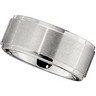 10.0mm Dura Cobalt Band with Satin Finish and Ridges Ref 941214