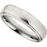 6.0mm Ridged and Slightly Domed Dura Cobalt Band Ref 784131