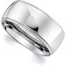 10.0mm Ridged and Slightly Domed Dura Cobalt Band Ref 761604