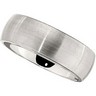 8.0mm Slightly Domed Dura Cobalt Band with Satin Finish Ref 943759