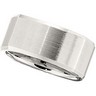10.0mm Square Shaped and Ridged Dura Cobalt Band with Satin Finish Ref 581266