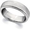 7.0mm Cast Ridged Hammered Dura Cobalt Band Ref 846342