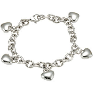heart charm bracelet