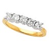 5 Stone Diamond Anniversary Ring .25 CTW Ref 939204