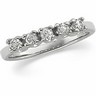 5 Stone Diamond Anniversary Ring .50 CTW Ref 771622