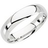 Platinum Comfort Fit Lightweight Wedding Band Finger Size 12 Ref 722176