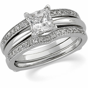 Diamond Ring Guard .25 CTW Side Diamonds Ref 885406 :: Stuller 62397