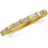 Bridal Diamond Baguette Anniversary Band .54 CTW Ref 114585