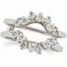 Diamond Ring Guard 14K 100 pttw dia Ref 260972