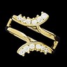 Diamond Ring Guard 14K 33 pttw dia Ref 519173