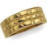 8mm Brick Design Tapered Band Ref 161983