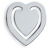Heart Shaped Nickel Plated Bookmark | SKU: 61-3219