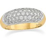 Diamond Pave Anniversary Ring 1 CTW Diamonds Ref 233535