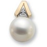 South Sea Pearl and Diamond Pendant 12mm Near Round .025 CTW Ref 285873