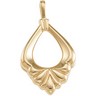 Gold Fashion Freeform Pendant Ref 673349