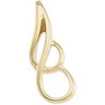 Gold Fashion Pendant 22 x 8mm Ref 345602