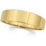 Flat Tapered Wedding Band Finger Size 14 Ref 980662